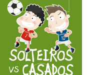 Jogo de Futebol - Solteiros vs Casados