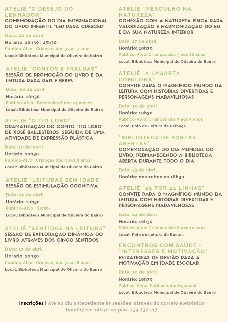 Programa "Primavera de Livros"