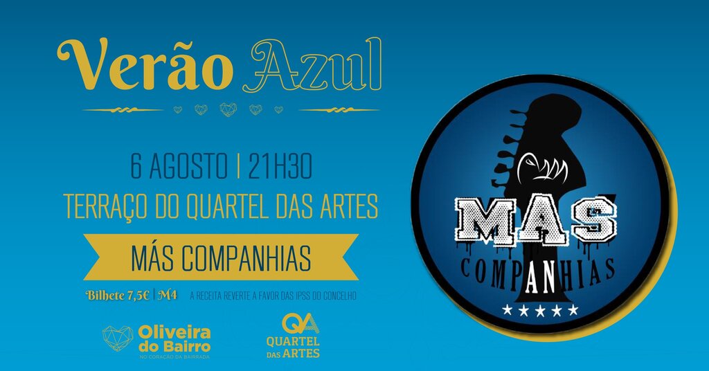 Noites no QA - Às sextas, música no terraço Más Companhias