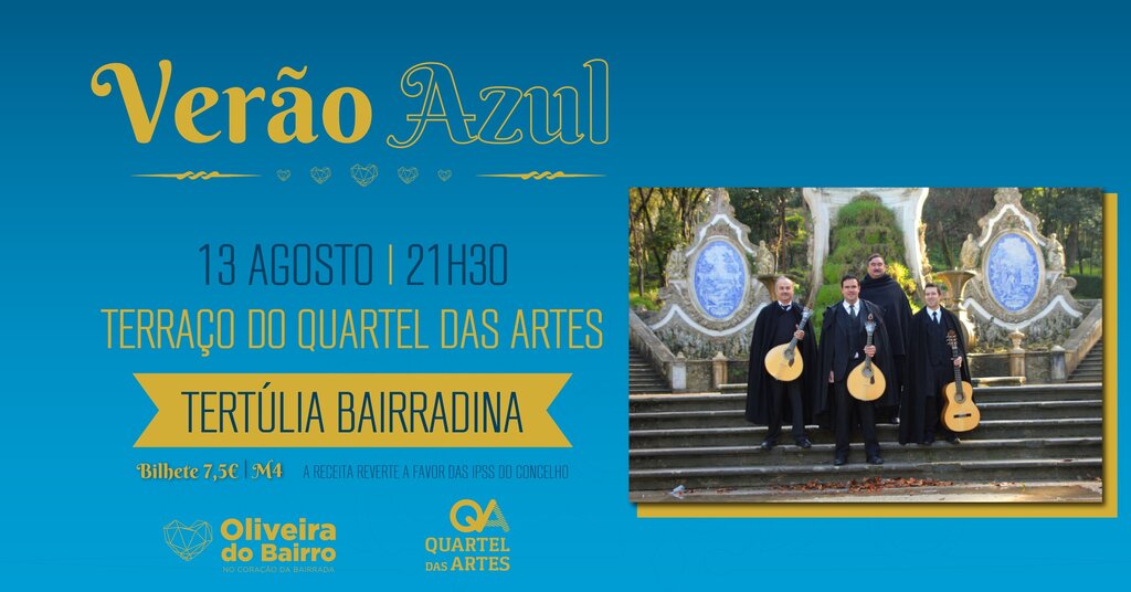 Noites no QA - Às sextas, música no terraço  Tertúlia Bairradina
