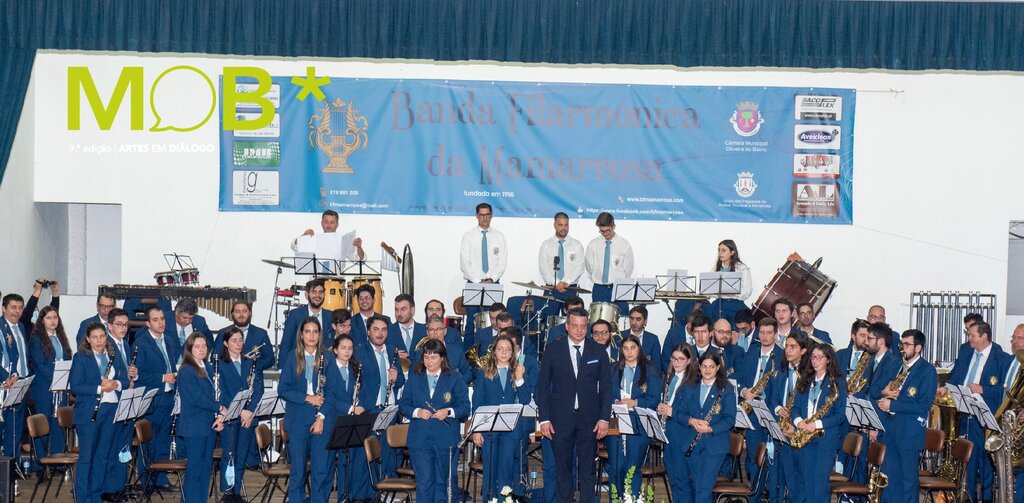 MOB: Banda Filarmónica da Mamarrosa com Más Companhias e Maria Mónica