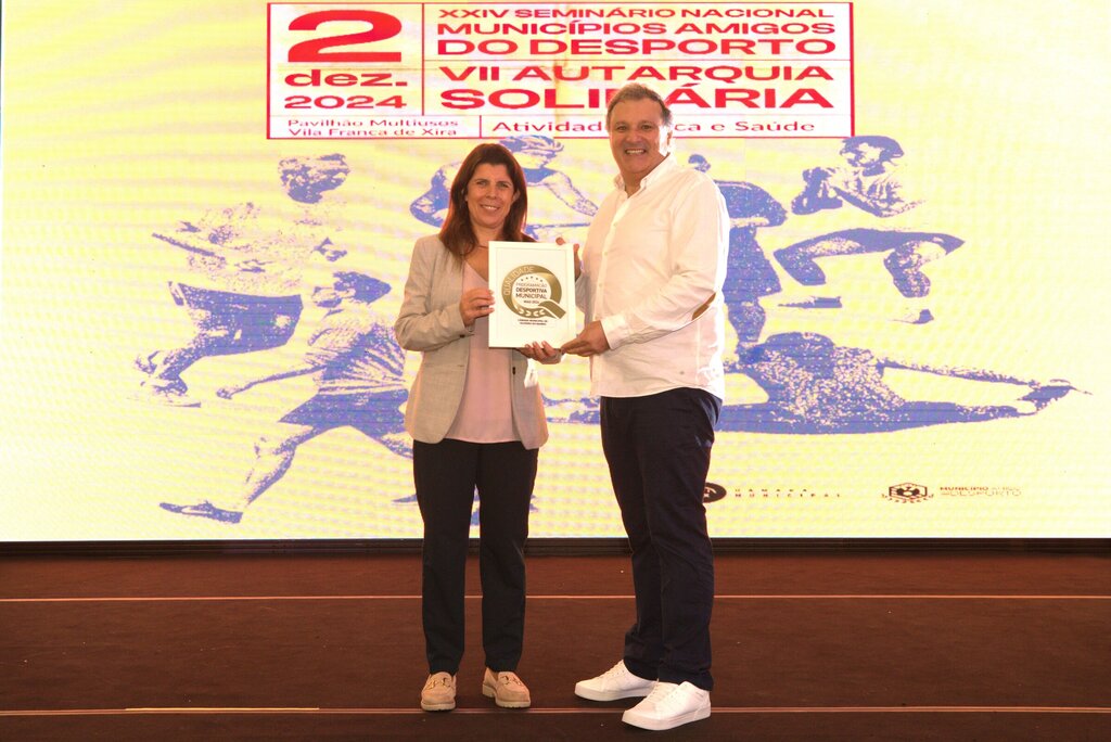 Município distinguido por trabalho na área do Desporto